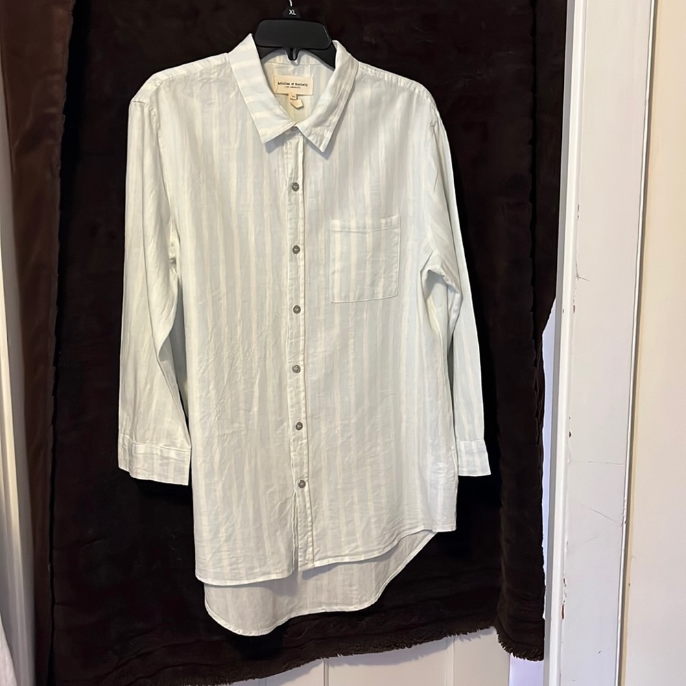 Women’s button down shirt, size XL, fits like a Large, worn once